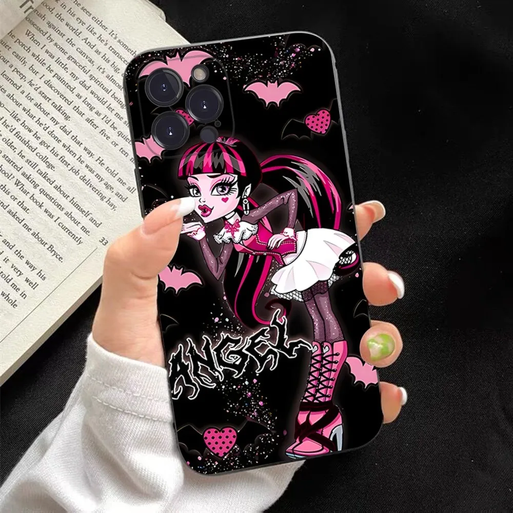 thumbnail image 1 of Funda de teléfono de Anime m-monsters h-high para iPhone, carcasa para iPhone 15, 14, 11, 12, 13, Mini Pro, XS, Max, 6, 7, 8 Plus, X, XR, SE, 2020, 1 of 5