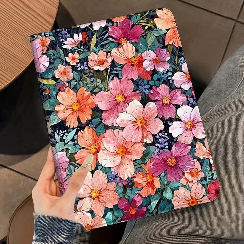 Elegant Rose Flower Art Tablet Case