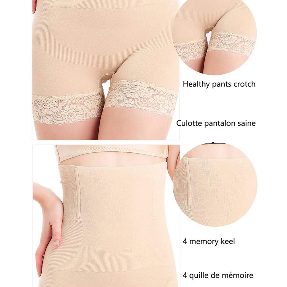 High Waist Control Underwear Dress Body Shaper Control Panites Push Up Panty Butt Lifter Women Slimming Shapewear