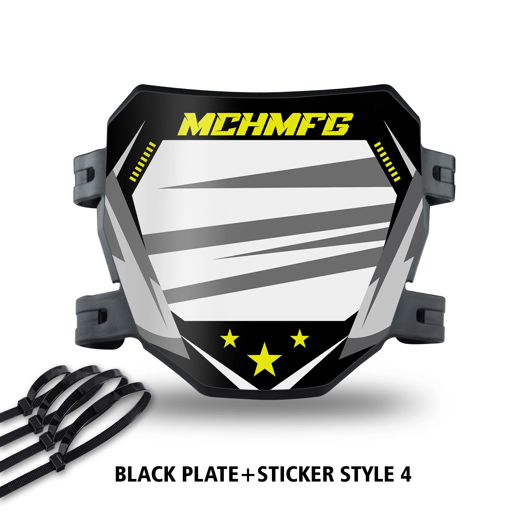 Universal Electric Bike Number Plate - Premium Motorcycle Accessory