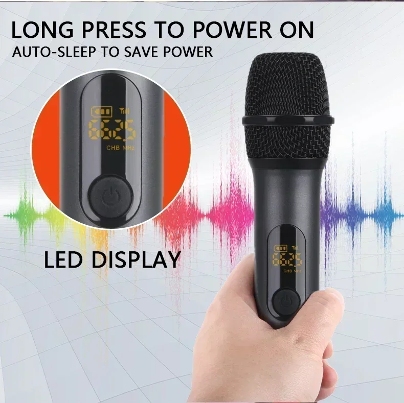 Wireless Handheld Microphone 100% Original JBL One to Two Wireless Microphone Microphone UHF Dual Channel Transmitter Home KTV Stage DJ wireless lavalier microphone