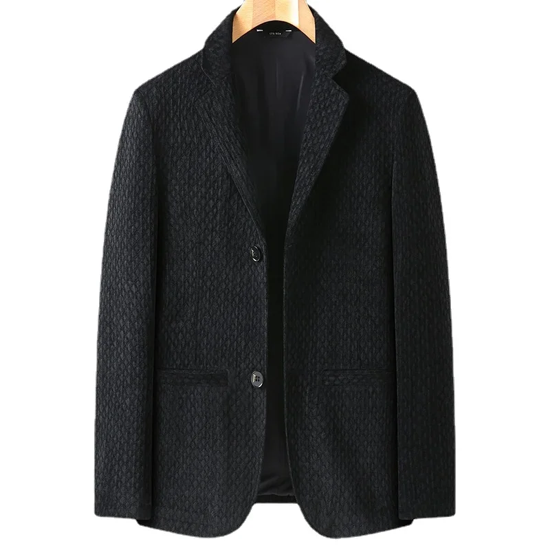 

New Arrival Super Large Autumn Fashion Casual for Young Men Jacquard Suit Coat Plus Size L XL 2XL 3XL 4XL 5XL 6XL 7XL