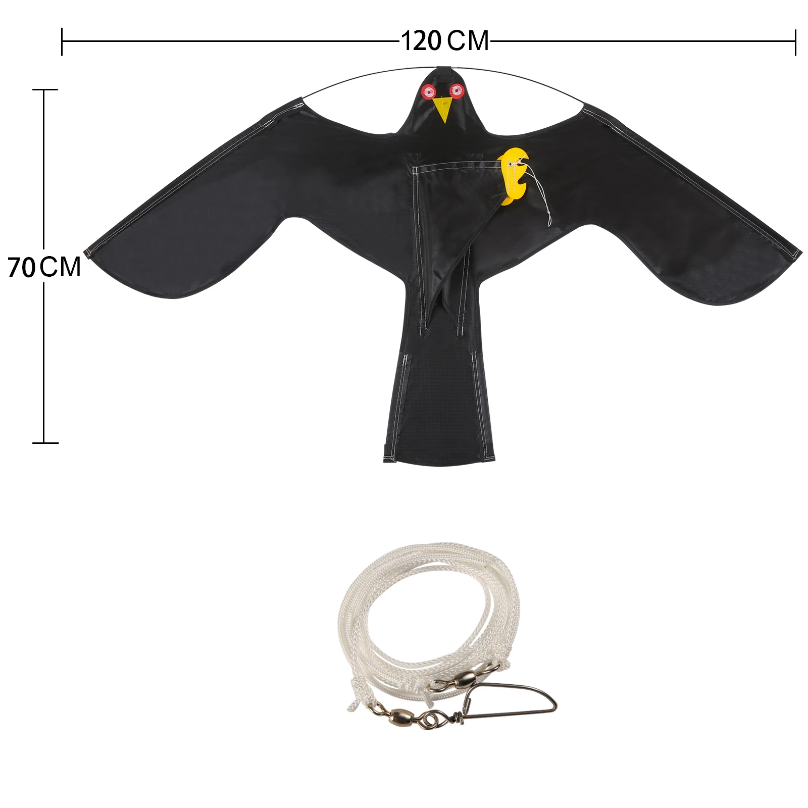 3PcsEmulationFlyingHawkKiteBirdScarerDriveBirdKiteBird