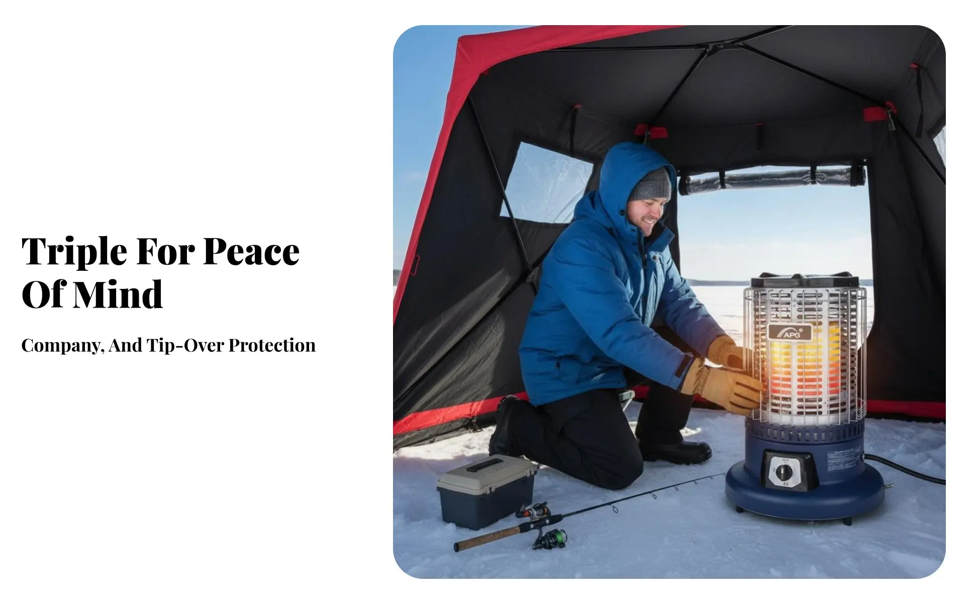 Gas Heater, Outdoor Propane Heating Stove, Indoor Winter Fireplace for Ice Fishing, Multi-Scenario Heater Gas Heater, Outdoor Propane Heating Stove, Indoor Winter Fireplace for Ice Fishing, Multi-Scenario Heater