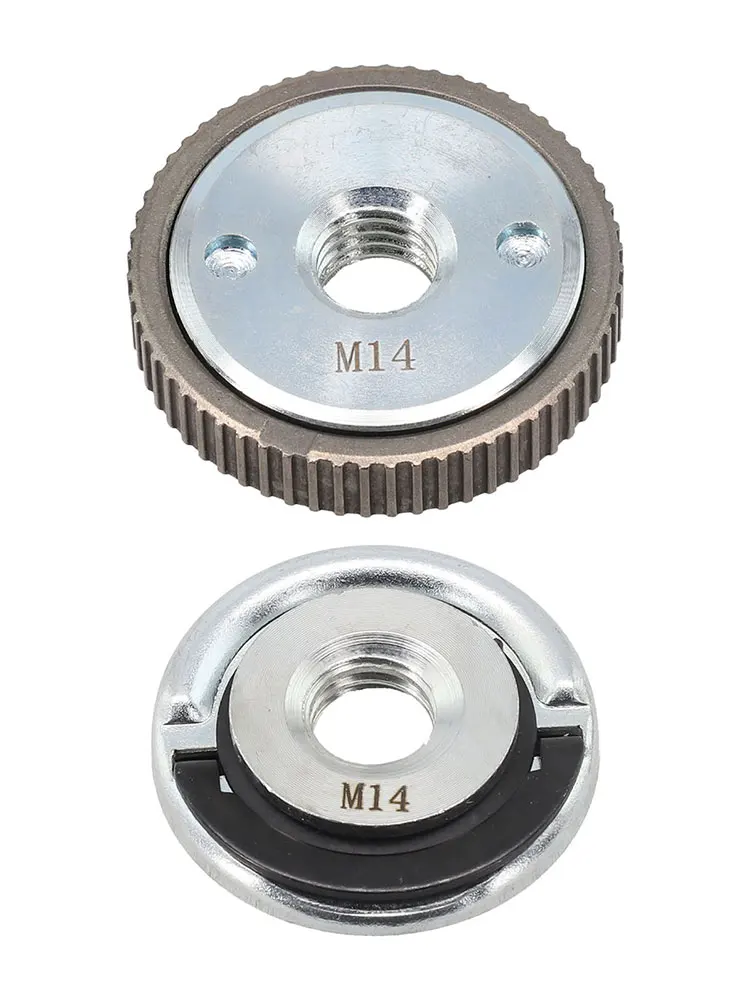 

Release Locking Nut Pressure Plates M14 Top Multi-Purpose Safe Self-locking 2Pcs High Quality Metal Material Black