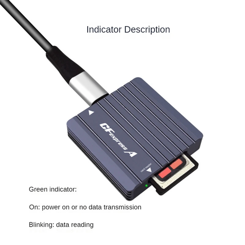 Cfexpress Type A Card Reader Cfexpress Reader Adapter Card USB3.2 10Gbps USB C