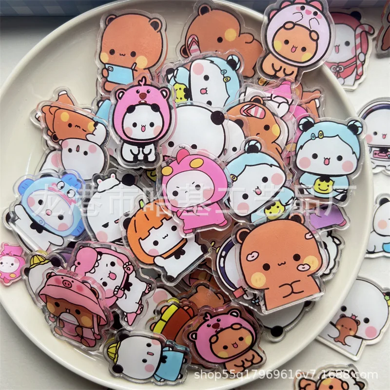 

5pcs/Set Bubu Dudu Panda Bear Figures Toys Kawaii Anime Acrylic DIY Decorative Ornament Children Christmas Gift