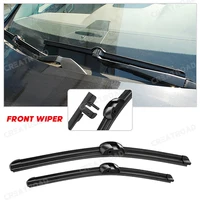 Wiper LHD Front Wiper Blades For Porsche Cayenne 2007 - 2017 Windshield Windscreen Clean Window Car Rain Brushes 26"+26" 2
