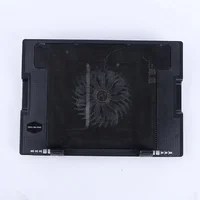 Laptop Cooler Cooling Pad, Slim Portable USB Powered Gaming Laptop Cooler Stand Holder Riser, Adjustable Height, Black - Image 2