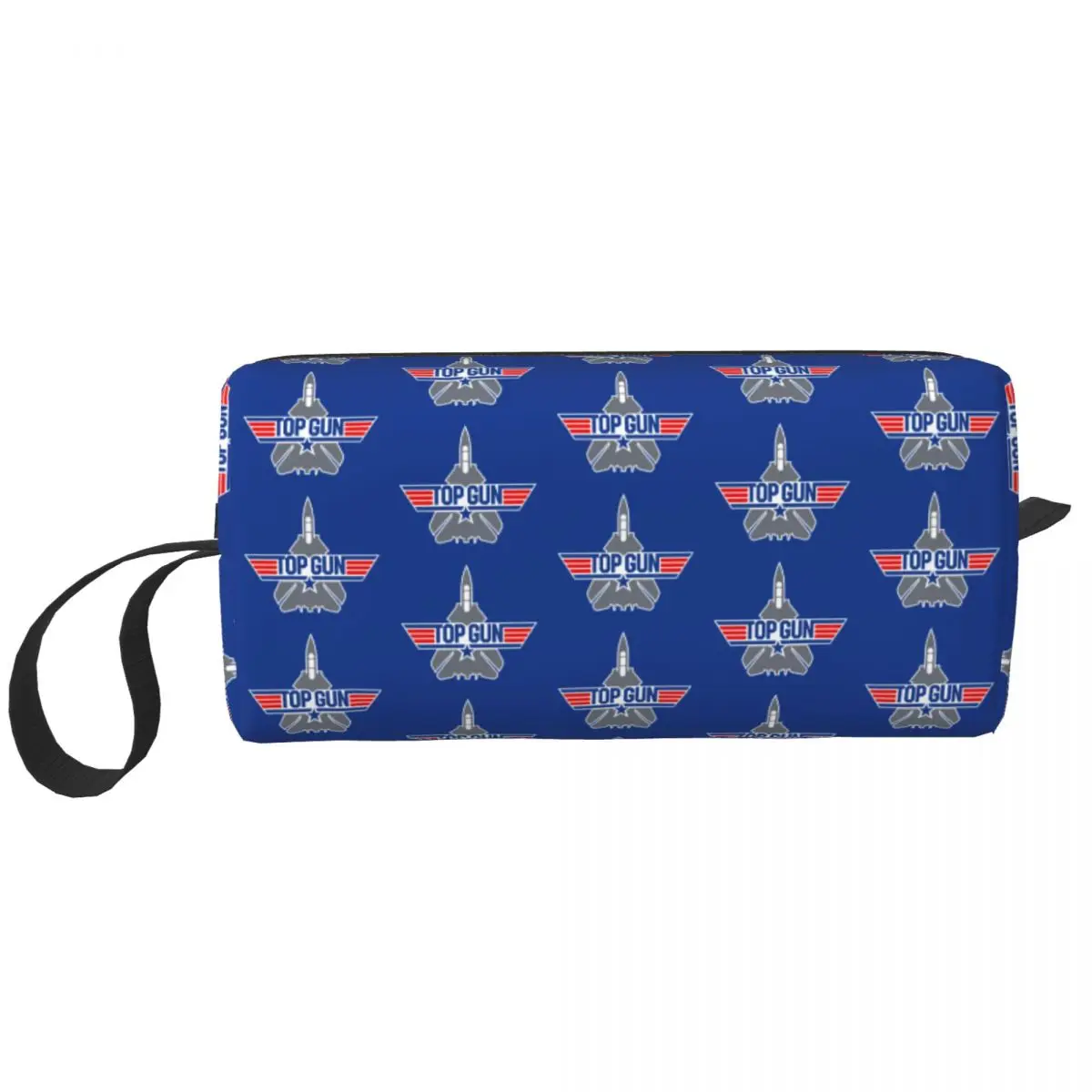 

Fighter Jets Top Gun Makeup Bag Women Travel Cosmetic Organizer Fashion Maverick Film Storage Toiletry Bags