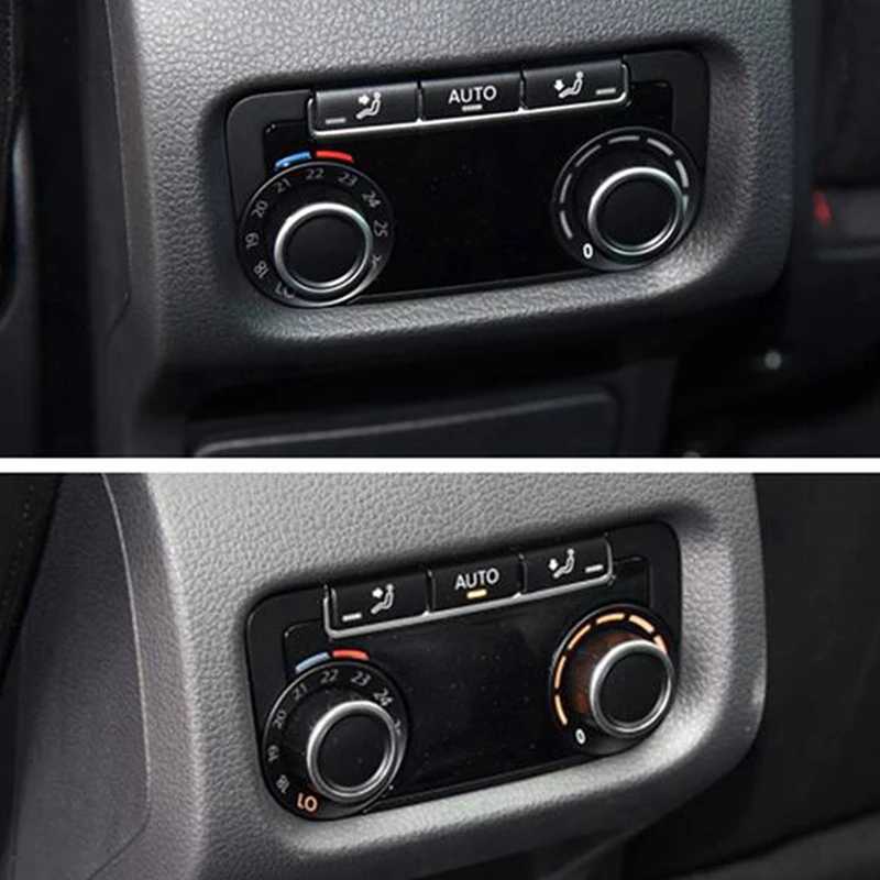 2PCS Rear Air Conditioning Knob AC Knob Heat Control Switch Button For Sharan Auto Accessories