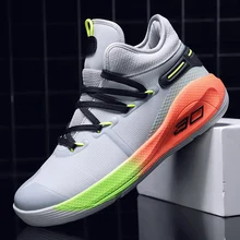 

Men Sneakers Running Shoes Air Cushion Rubber Casual Mesh Breathable Basketball Trainers Lightweight Fashion Couple Sports Shoes