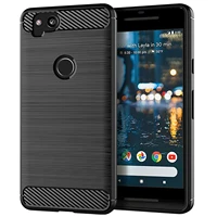 Matte Case For Google Pixel2 Shockproof Carbon Phone Cover for pixel 2 xl 2xl google Soft Silicone TPU Cases Bumper 1
