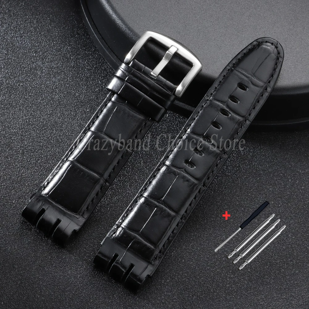 Premium 23mm Genuine Leather Watch Strap - Business Men's Bracelet Accessory