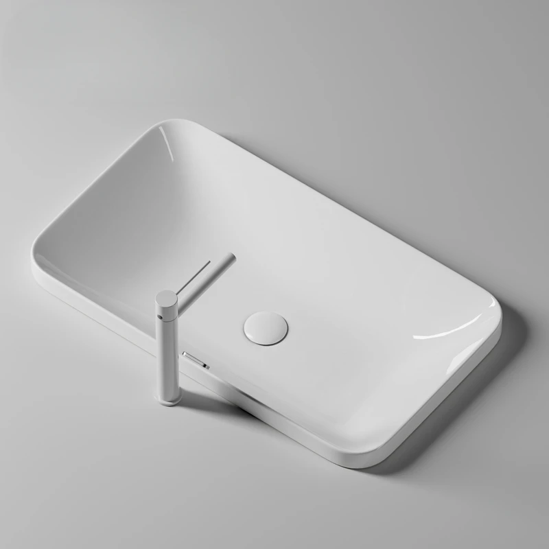 

Semi-Embedded Taichung Home Ceramic Basin Pool Balcony Basin