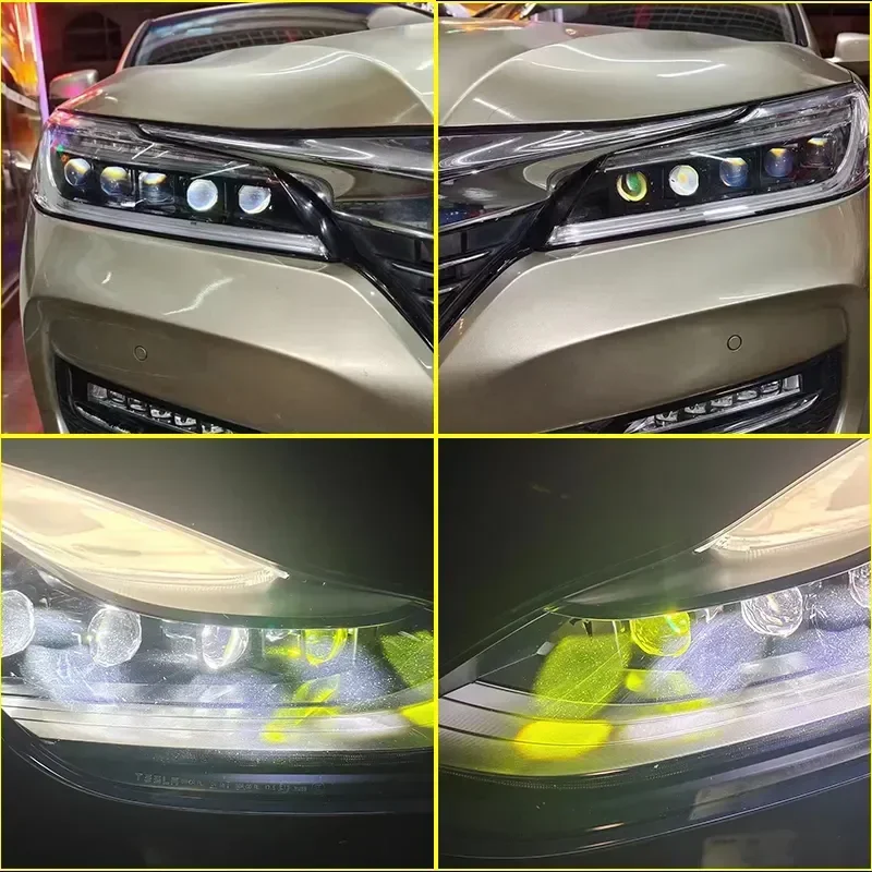 SANVI 102W M20 Bi LED 모듈 쌍곡면 렌즈, 자동차 헤드라이트, 하이 로우 빔, 12V LED 조명, 개조 자동차 액세서리, 2.0 인치