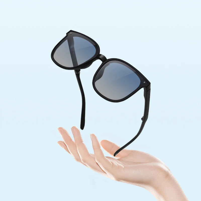 

Sunglasses for Men Women Folding Air Cushion TR90 UV400 Polarized Glasses With Case Fashion Square Vintage Female Eyewear 7901
