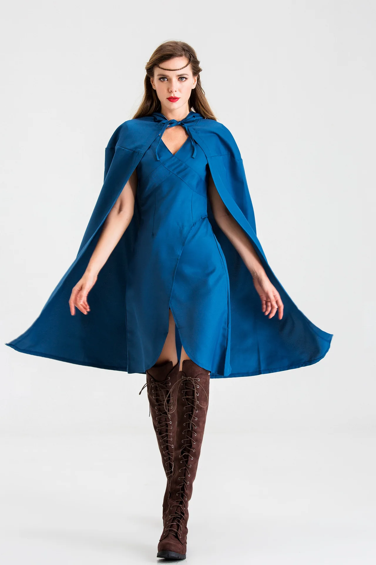 Halloween Dragon Mother Denise Cos Costume Cloak Rights Game Ice and Fire Song Role Play