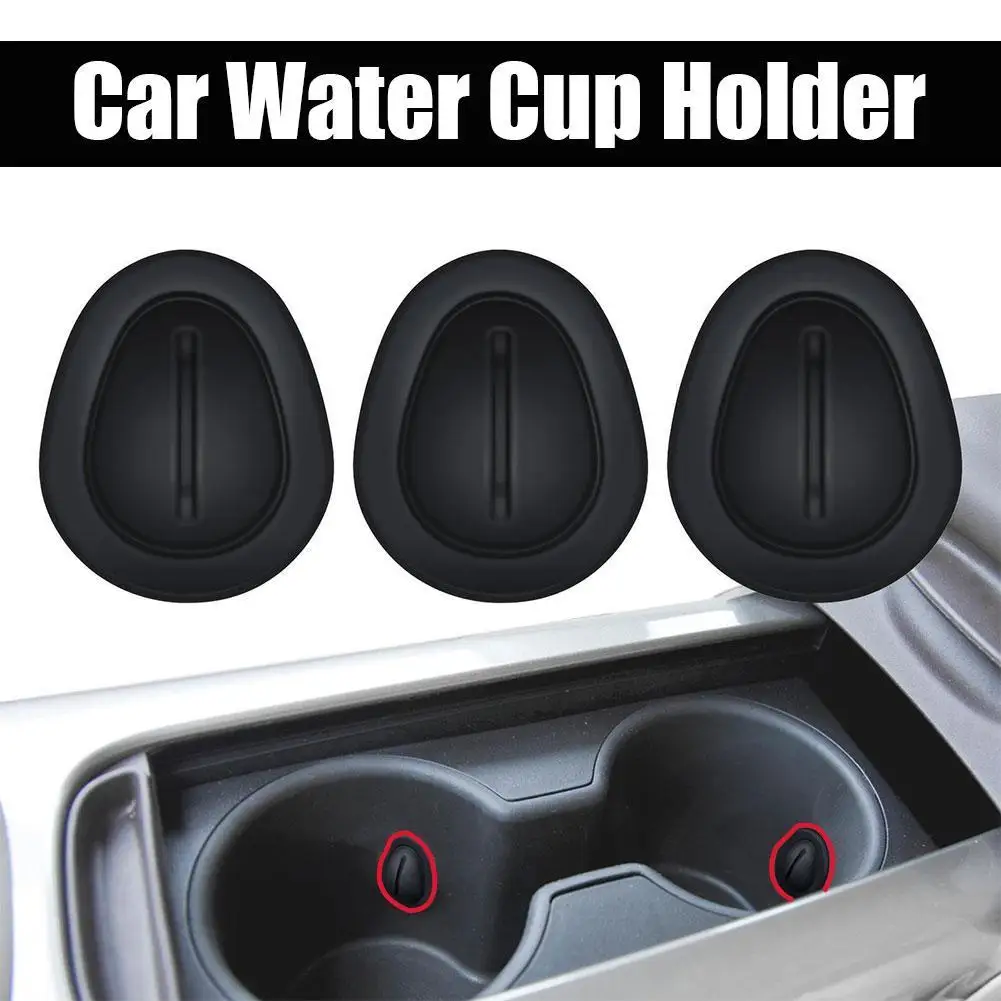 2/3/8Pcs Universal Car Water Cup Holder Insert Silicone Stabilizer Auto Shock Absorption Stopper For Bottle Glass Accessories