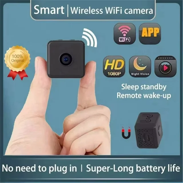 Mini WIFI Camera 4K Full HD Home Security Camcorder Night Vision Micro Cam Motion Detection Video Remote Monitor