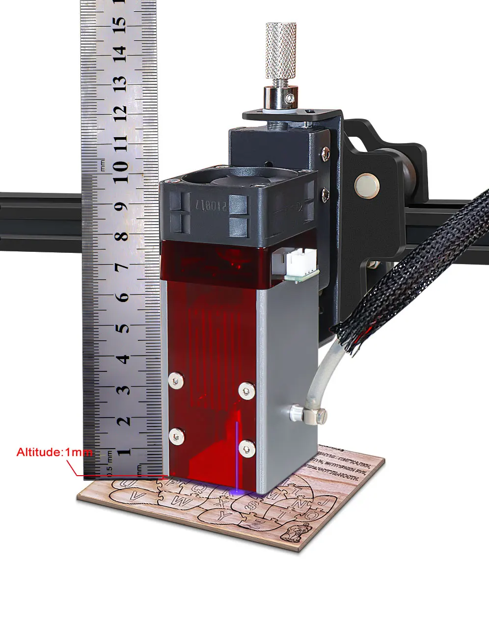 ZBAITU Laser Engraver Cutter, 80W Laser Engraving Cutting Machine, High Power Laser Module with Air Assisted/Wifi Offline wood saw machine