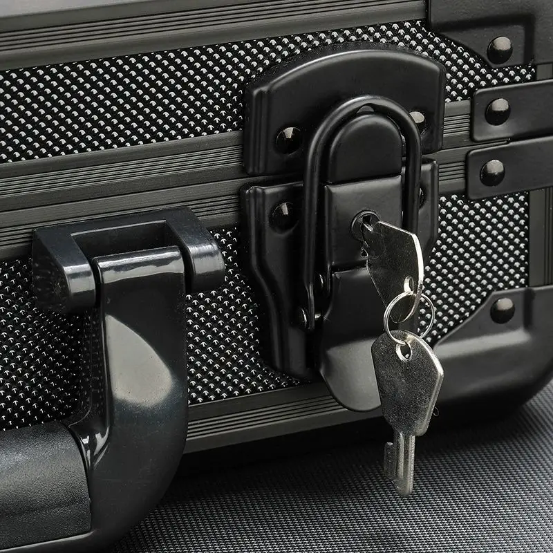 Luxury Watch Storage Boxes Men Mechanical Wrist Watches Organizer Box with Lock Portable Travel Watch Bracelet Organizing Case