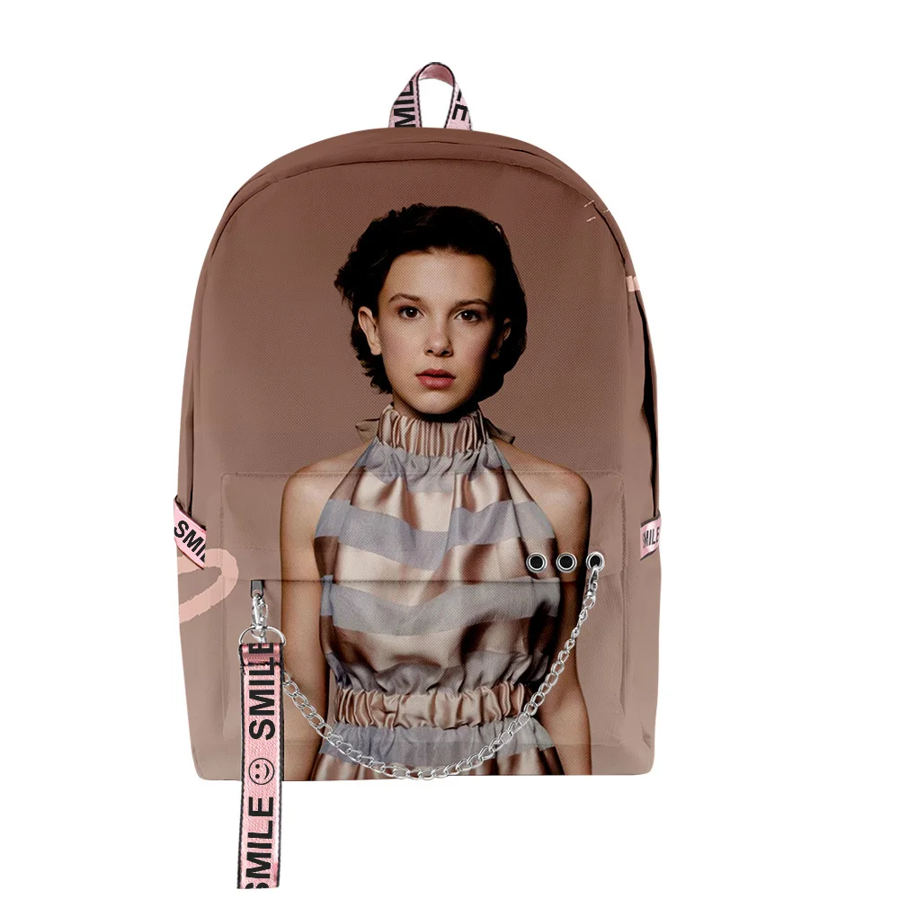 Classic Millie B Brown 3D Print Student School Bags Unisex Oxford Waterproof Notebook multifunction Travel Backpacks