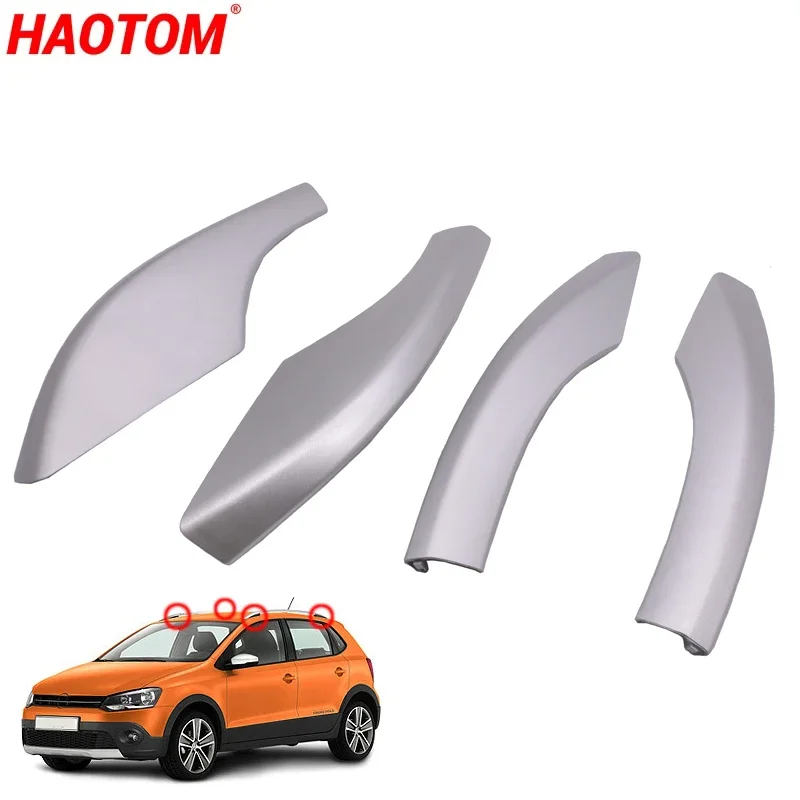 Roof Rack Cover car exterior parts For VW CROSS POLO 2007 2008 2009 2010 2011 Front Rear Left Right Roof Luggage Bar Rail End Shell Plasitc Cover