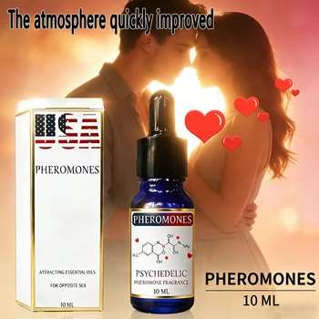 Nuovo Profumo ai Feromoni 2026, 10ml, Lunga Durata, Fragranza Fresca e Naturale per Donne e Uomini