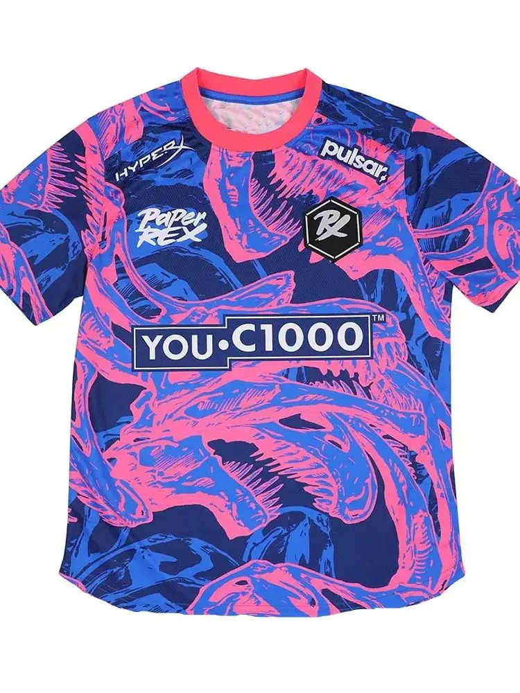 Men's Paper Rex Esports Uniform T-shirt Loose Quick Dry Breathable