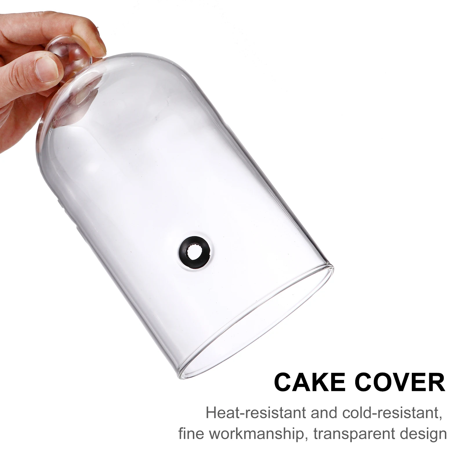 Dome Smoking Cover Lid Glass Cloche Infuser For Drinks Cocktail Jar Cold Food Smoker Cake Lids Plate Dessert