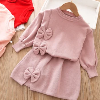 Girls Sweater & Skirt Set 1
