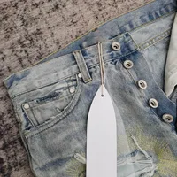 men stitching embroidery distressed jeans 2