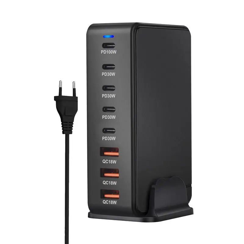 

Сетевое зарядное устройство с 8 USB-портами и поддержкой быстрой зарядки