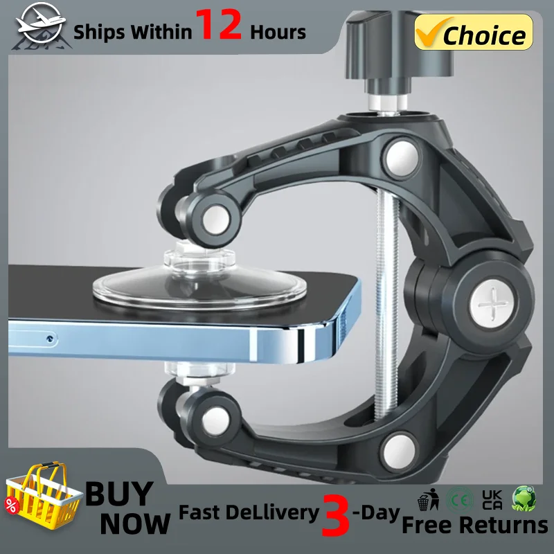 Newest Phone Suction Cup Tool Opening Pliers Repair LCD Screen Auxiliary Fixed Support