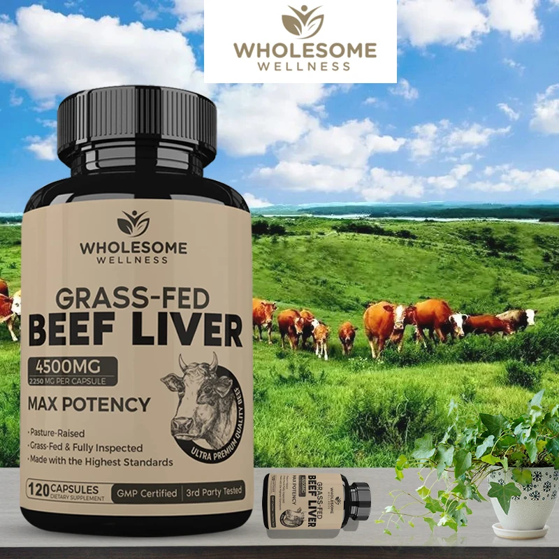 New Zealand Grass Fed Dried Beef Liver Capsules To Support Immune