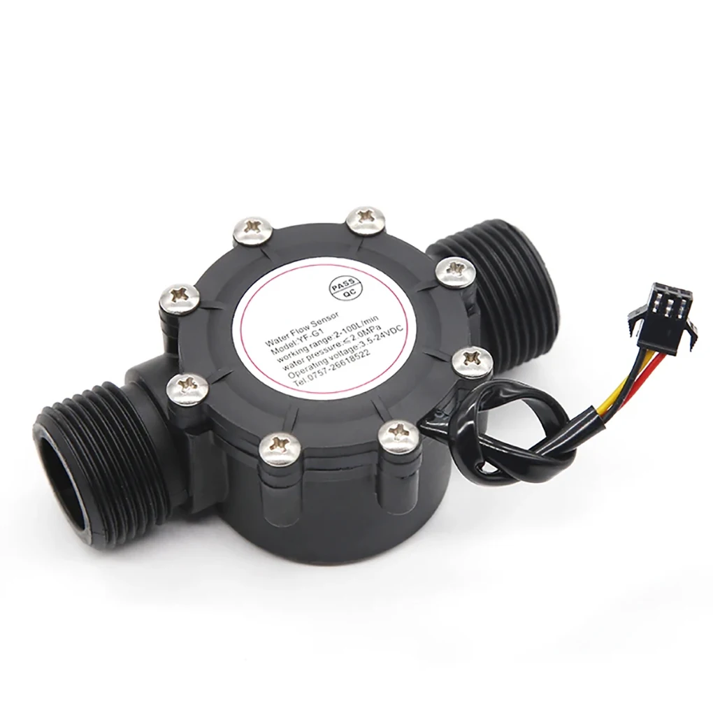 1/1.5/2inch Water Flow Sensor Hall Flowmeter Water Heater Nylon Liquid Flow Mete