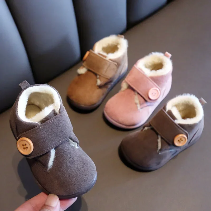 

Baby Items Soft Sole Walking Shoes New Baby Cotton Shoe Warm Boy Snow Boot Plush Ankle Boot Girl Shoe Short Boot Kid Shoes 아기장화