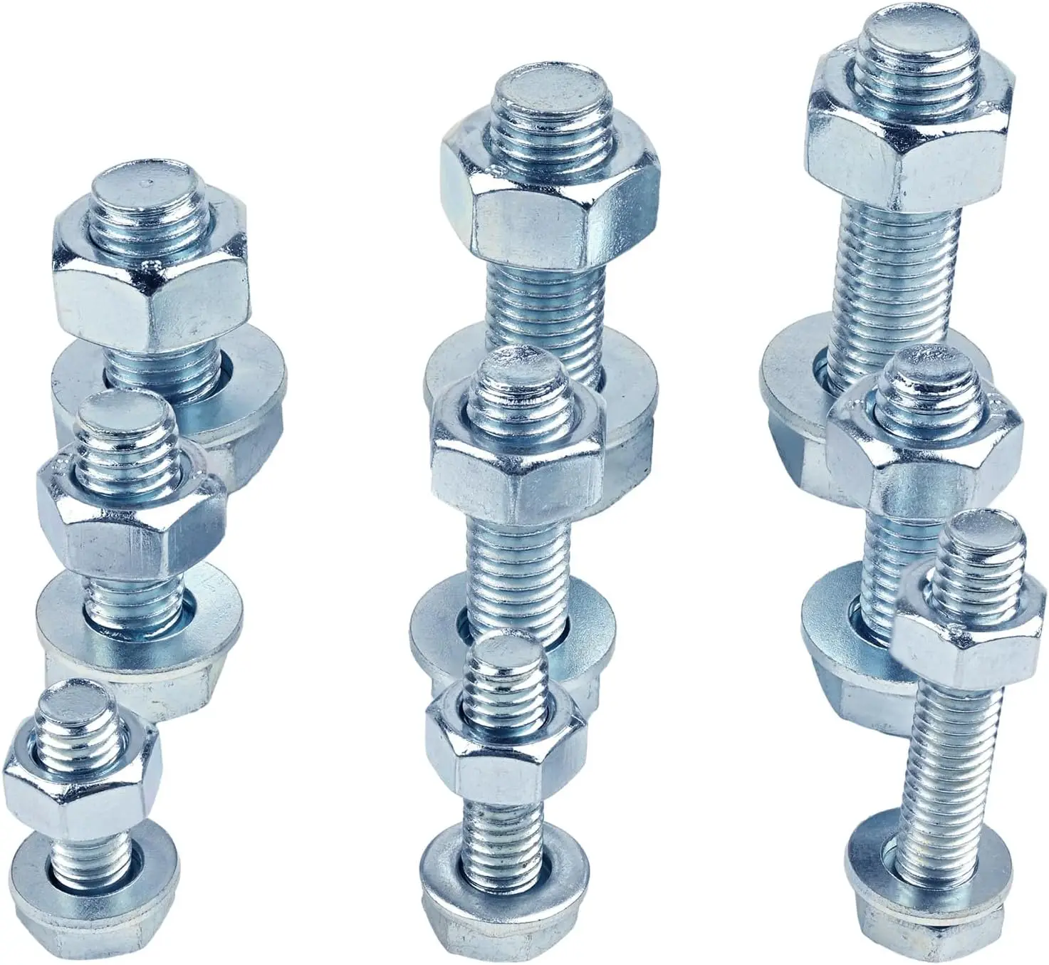 Description Picture 4 of itemHex Bolts M6 M8 M10 and Hex Nuts and Washers Set Kit,Nuts and Bolts Assortment Kit, Assorted Nuts and Bolts, Nut Bolt