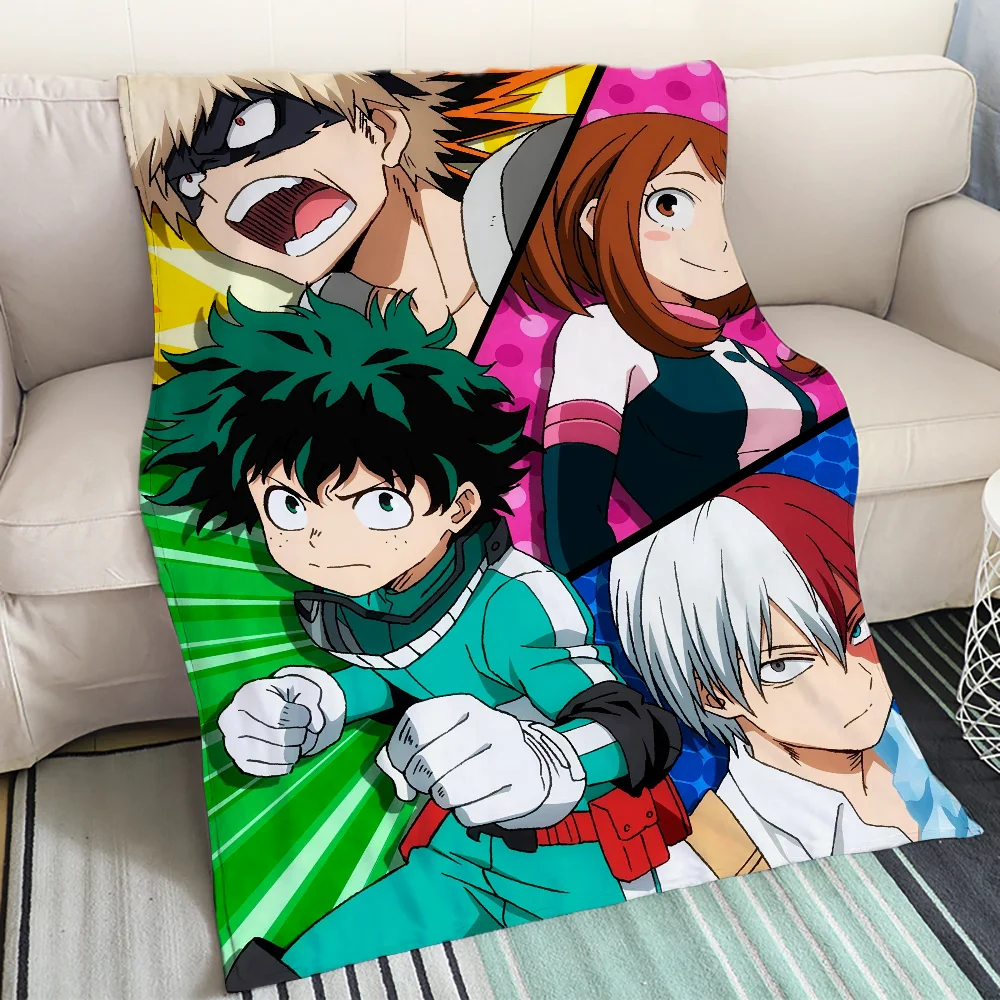 Luxury Blankets & Throws My Hero Academia Fluffy Plaid Funny Blanket Bed Blanket 150cm X 200cm Blankets Sofa Decoration Cobija 5