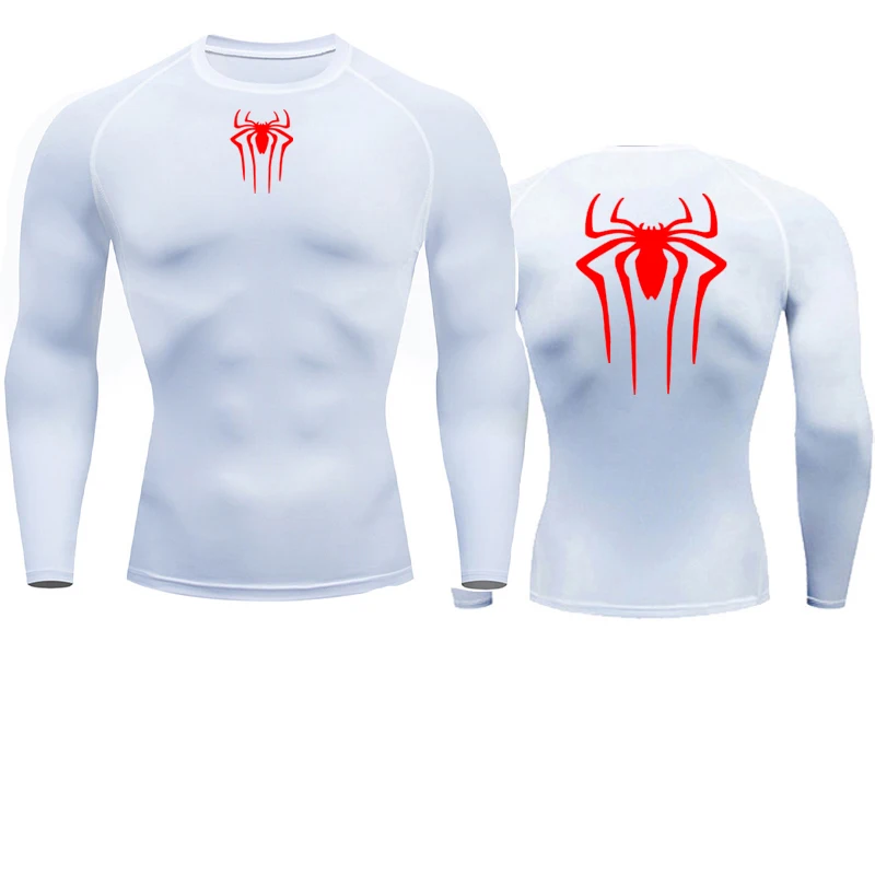 Sun Protection Sports Second Skin Running T-shirt Men's Fitness Rashgarda MMA Long Sleeves Compression Shirt Workout Clothing 4