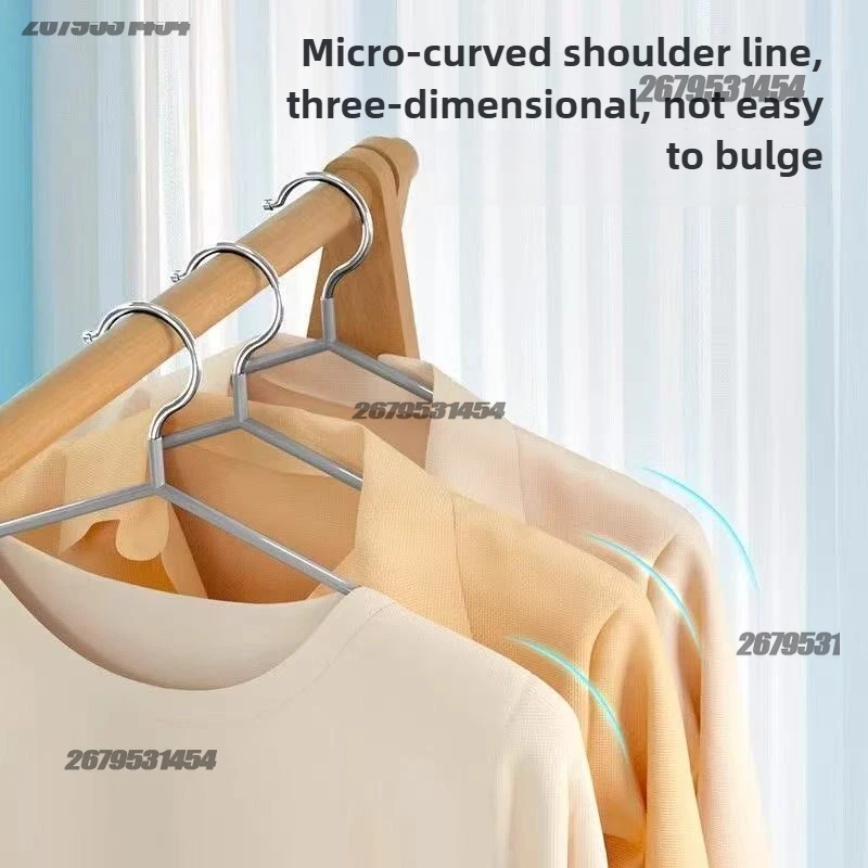 Clothes Hangers Garment Organizer Non Marking Non Slip Drying Metal Thick Storage Home Bedrooms Wardrobes Adult