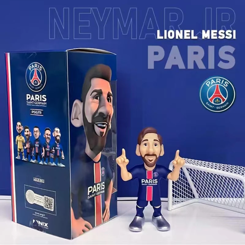 Minix Collectible Figurines Giant Club Football Star Series Messi Neymar  Fati Suarez Mbappe Collection Model Action