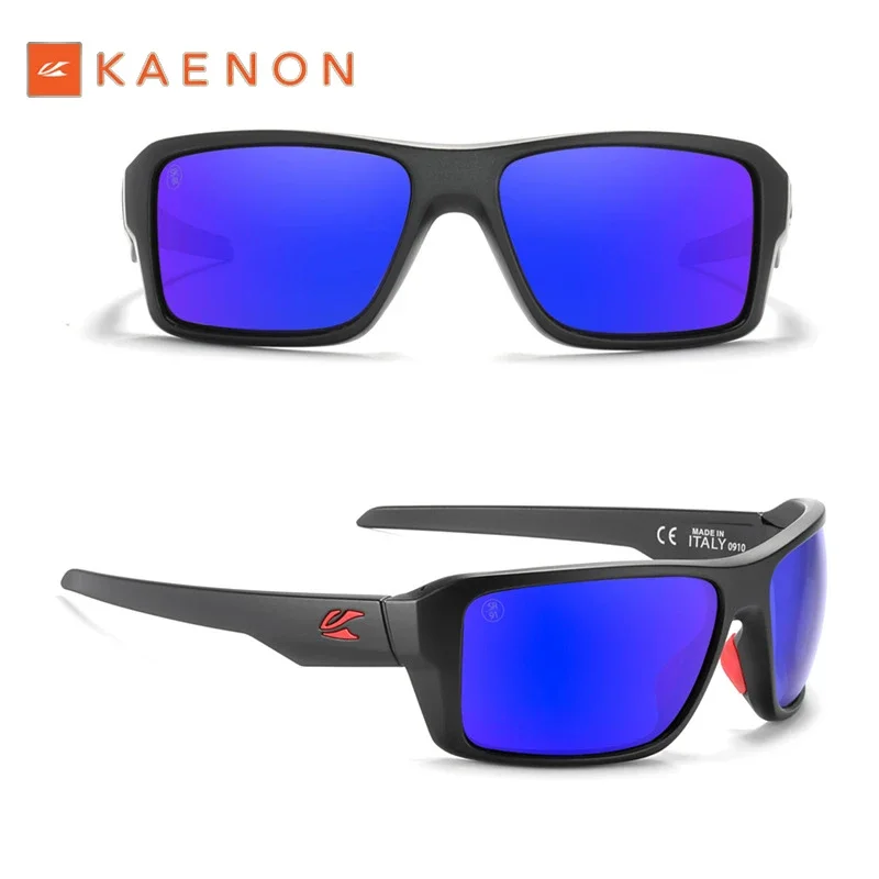Kaenon Fashion Outdoor Sport Rechteckige Sonnenbrille für Männer und Frauen Bunte HD Polarisierte Fahr- und Angelbrille Gafas De Sol
