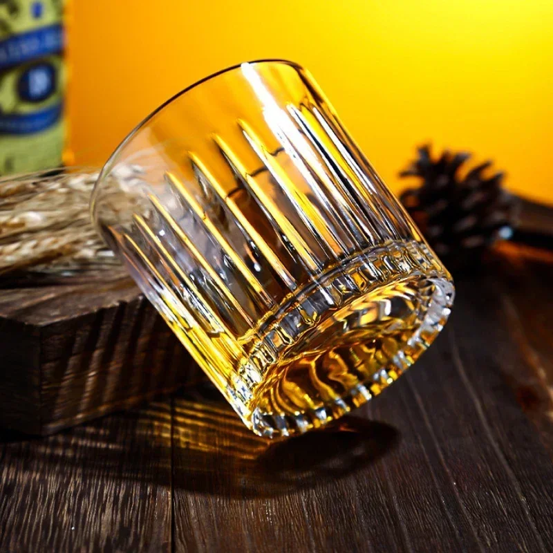300ml/340ml Whiskey Cup Foreign Wine Glass Crystal Glass Cup for Bar Home Wine Ware Cups European Style Coffee Cups