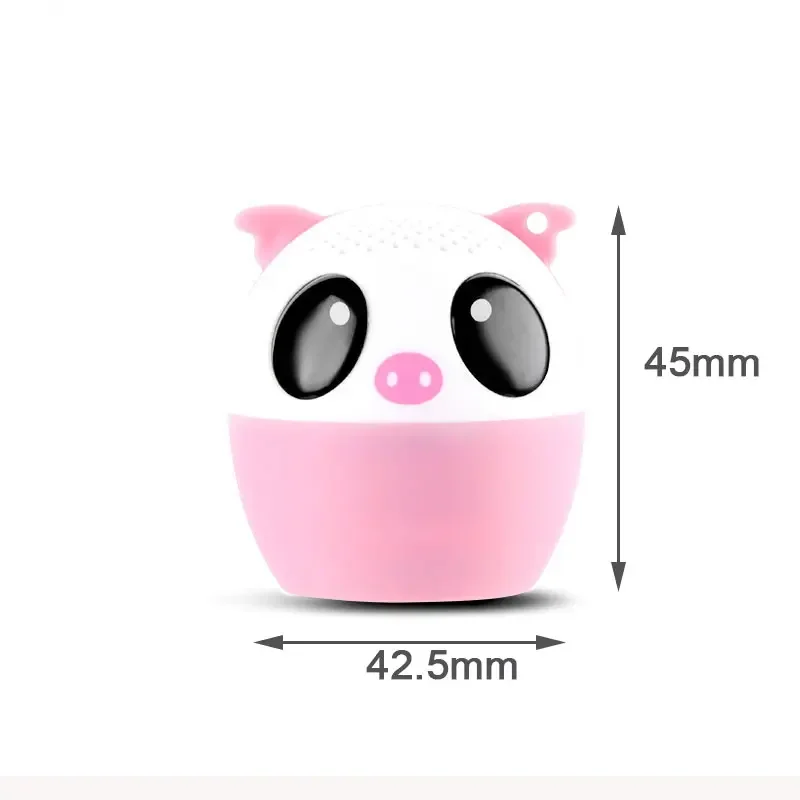 Car Mini Bluetooth Animal Toys Small Speaker Wireless Portable Music Subwoofer Column Bass Stereo Player Speaker Christmas Gift 6