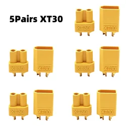 High Current Anti - Slip Power Connector Set (5 pairs XT 30)