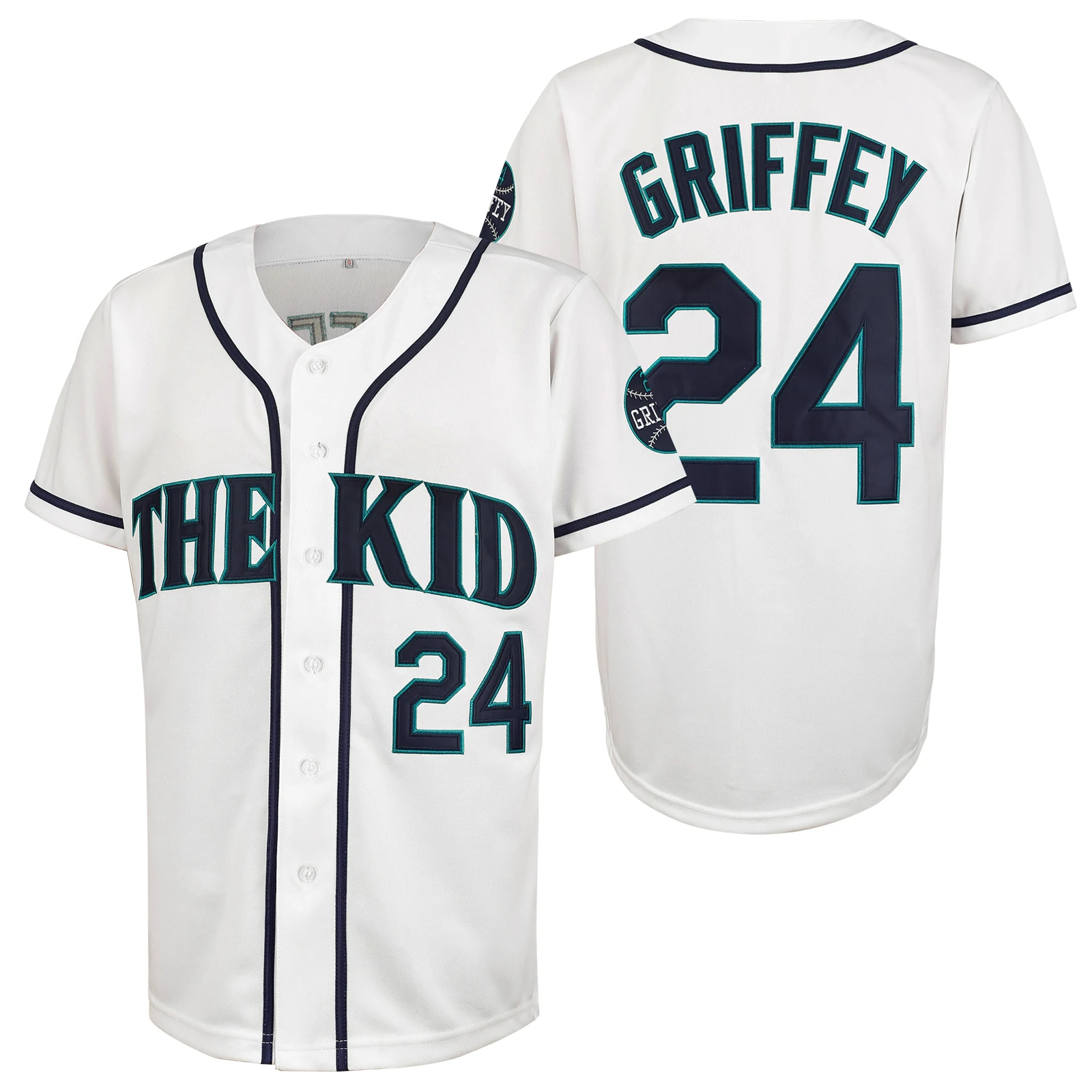 Men's The Kid 24 Griffey Legend Player Baseball Jersey Stitched