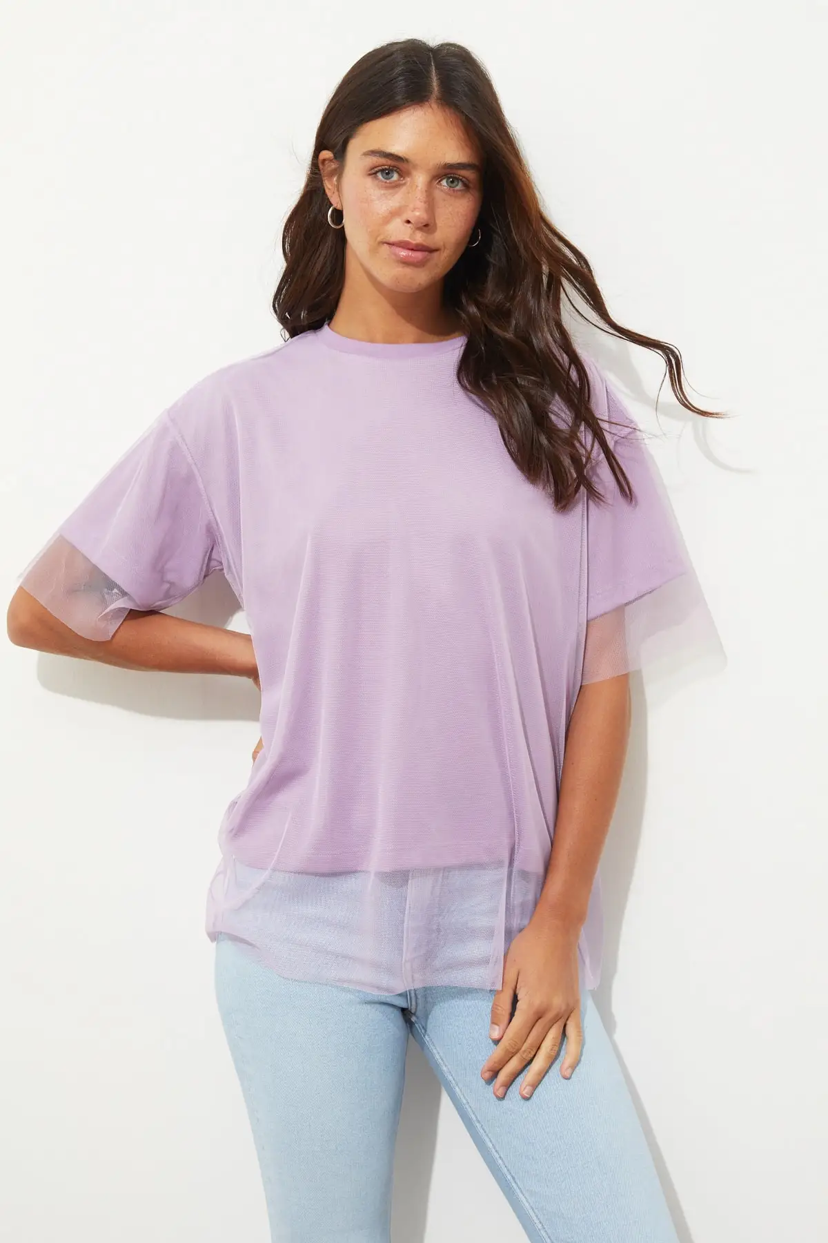 T-shirt Femme Trendyol Crop Knitted - Noir - 100% Coton - Tricoté - Coupe Courte