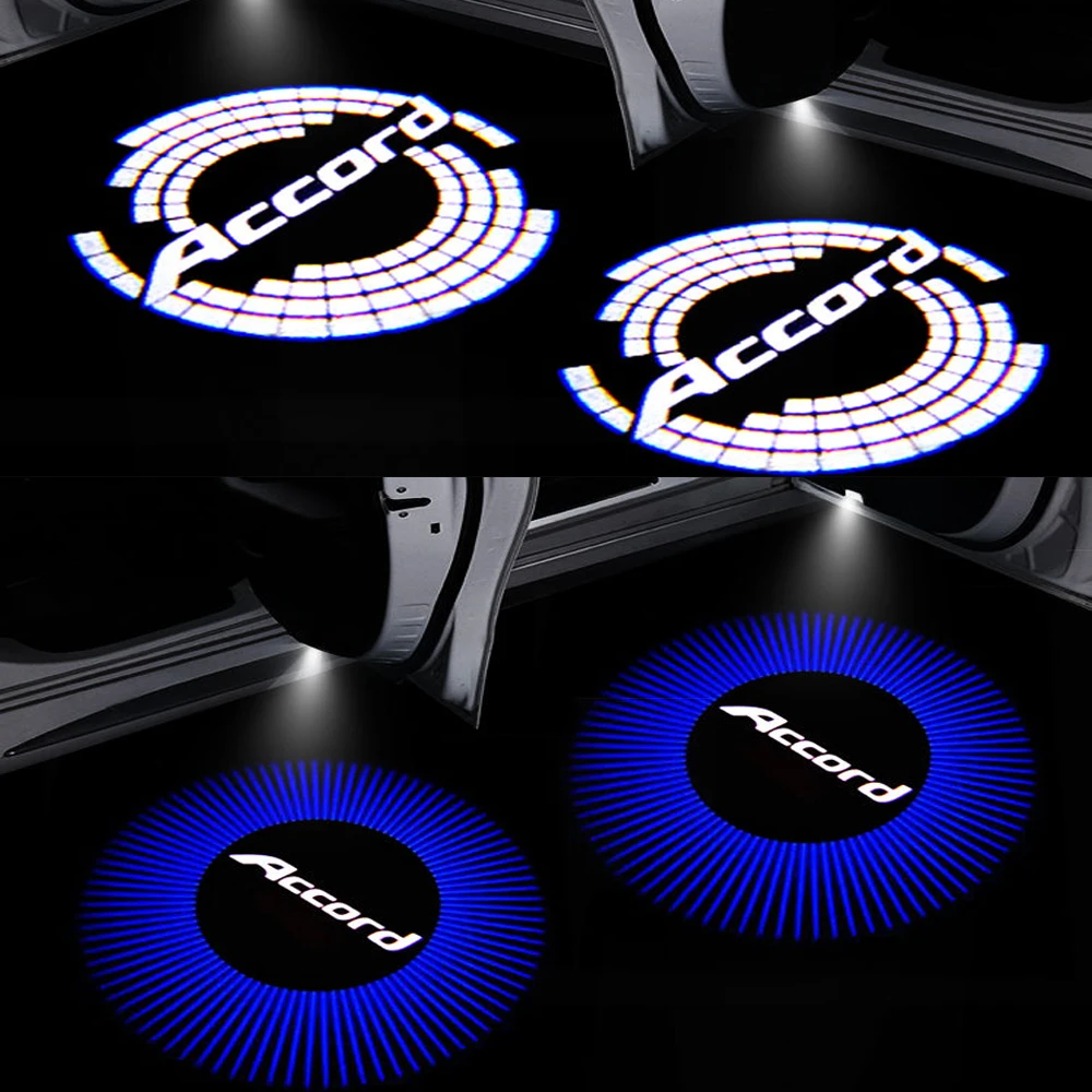 2pcs ACCORD Logo Light Car Welcome For Honda Accord Door Projector Lamp galaxy light projector |